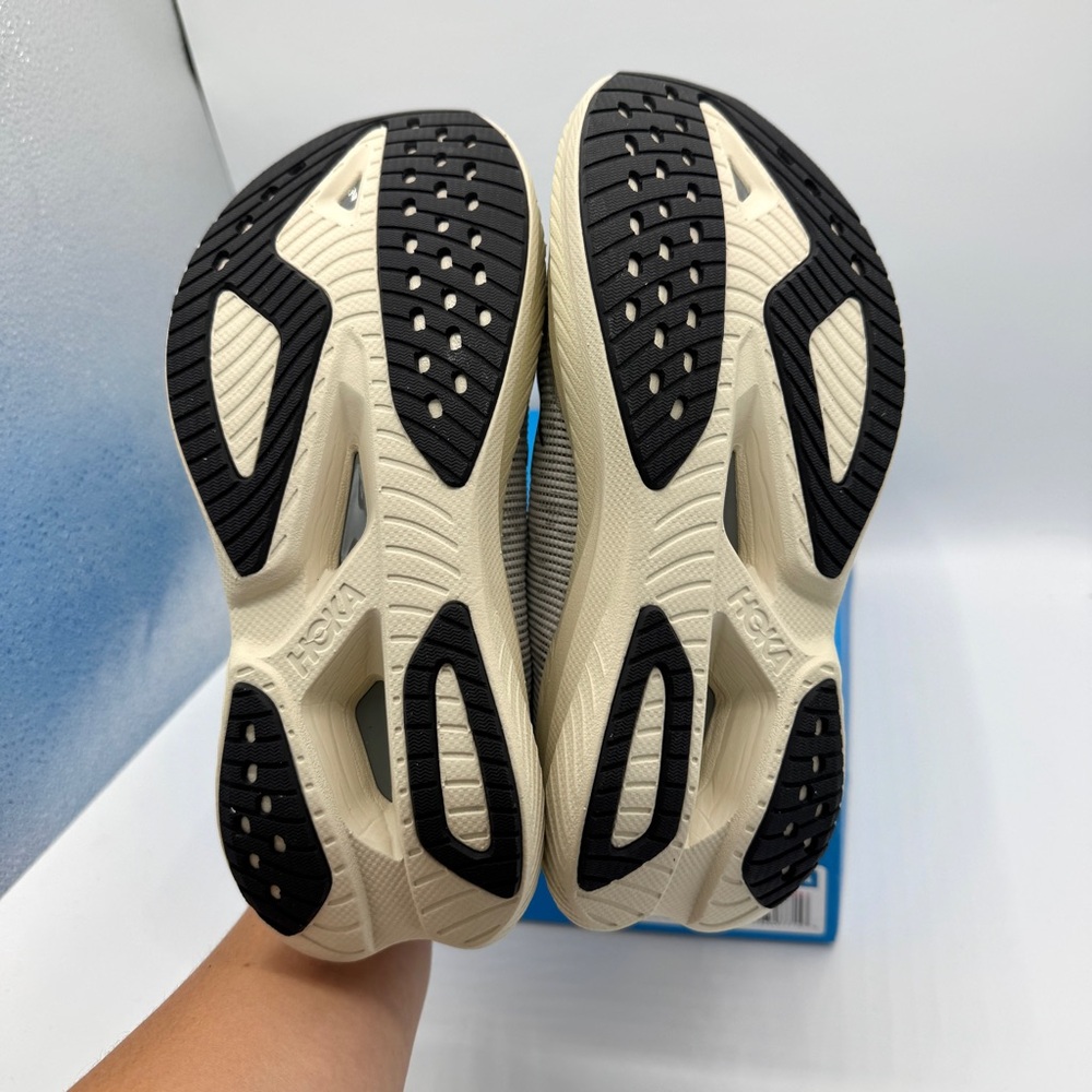 NWT Hoka Mach X 2 U Unisex in White / Cosmic Grey Sneakers Running Shoes NEW - Picture 14 of 16